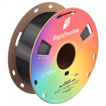 Polymaker Panchroma PLA Silk Filament do 3D tlačiarne, 1,75 mm, 1 kg, Gunmetal Grey