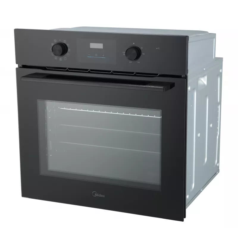 Midea MBO65M80M1-BK vstavaná elektrická rúra, 70L, dotykový displej, čierna