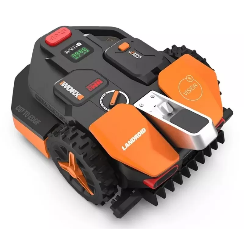Worx Landroid WR202E robotická kosačka s inteligentnou navigáciou, 250 m², Cut-to-Edge, 20-50 mm, Wi-Fi & Bluetooth, dažďový senzor, 20V PowerShare