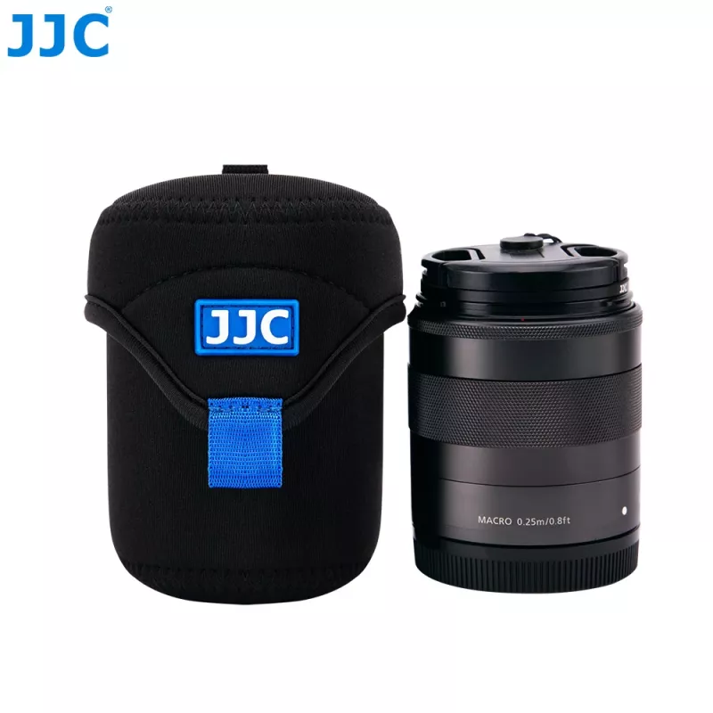 JJC SB6587 luxusné puzdro na objektív pre kompaktné objektívy (65x78mm, čierna)
