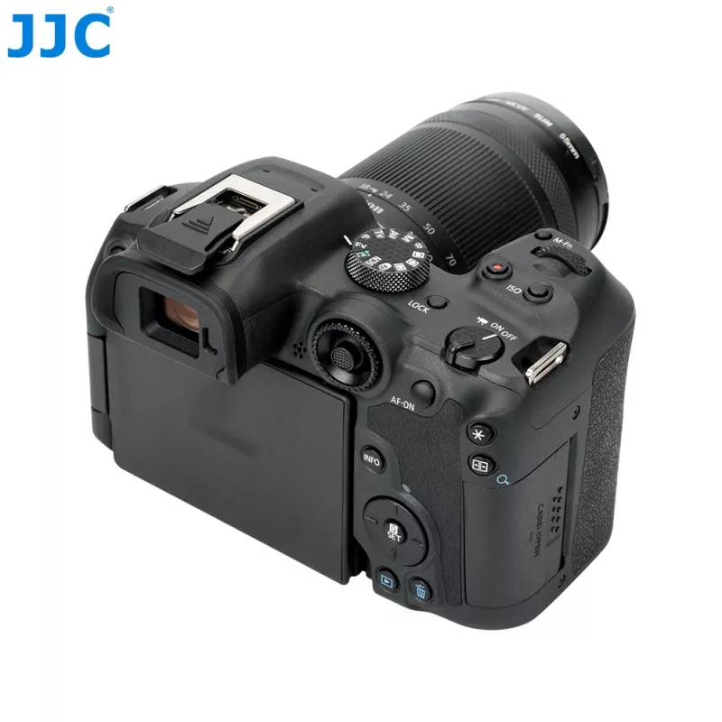 JJC krytka hot shoe pre Canon EOS R10 / náhrada ER-SC2, ISO štandard, čierny ABS plast