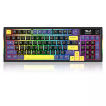 Redragon K725LBY-RGB-PRO Glintstone 75% bezdrôtová mechanická herná klávesnica (Tri-Mode, Hot-Swappable Red Switches)