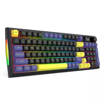 Redragon K725LBY-RGB-PRO Glintstone 75% bezdrôtová mechanická herná klávesnica (Tri-Mode, Hot-Swappable Red Switches)