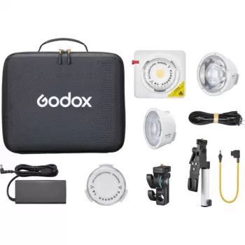 Godox ML100 Bi-color Kit 2 - 100W LED monozáblesk so softboxom, statívom, reflektorom a taškou