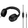 AWEI GM-6 over-ear herný headset s mikrofónom, káblový 3,5-mm jack, 40-mm meniče, čierna