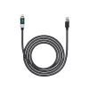 ORICO LDC2L USB-C na Lightning kábel s LED indikátorom výkonu, PD 29W, 480 Mbps, 1,5 m, čierny