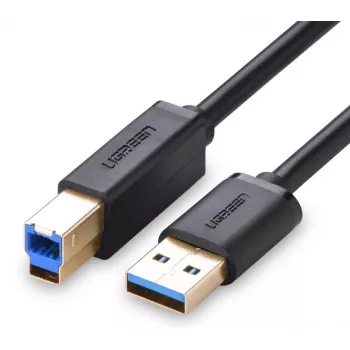 UGREEN US210 USB 3.0 Type-A na Type-B kábel 1m čierna