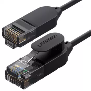 UGREEN NW122 Cat.6A UTP Ethernet patch kábel RJ45, 5m, čierna
