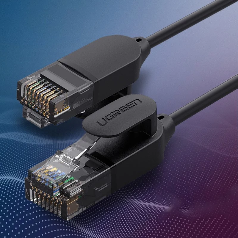 UGREEN NW122 Cat.6A UTP Ethernet patch kábel RJ45, 5m, čierna