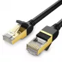 UGREEN NW107 Cat.7 S/FTP Ethernet kábel, RJ45, 2m, čierny