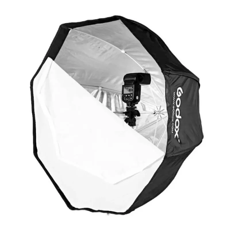 Godox SB-UBW95 95cm oktagonálna dáždniková softbox s Bowens uchytením, strieborným vnútrom, difuzérmi a prenosnou taškou