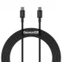 Baseus CATYS-C01 USB-C na USB-C 100W PD rýchlonabíjací kábel 2m čierny