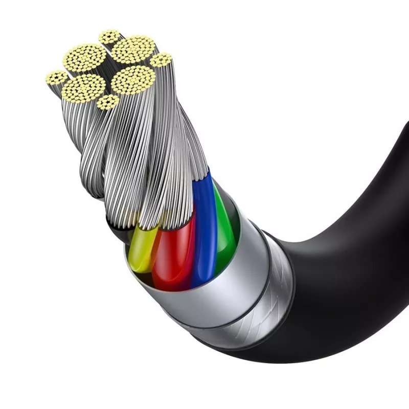 Baseus CATYS-C01 USB-C na USB-C 100W PD rýchlonabíjací kábel 2m čierny