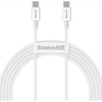 Baseus Superior Series USB-C na USB-C kábel 100W 2m biely