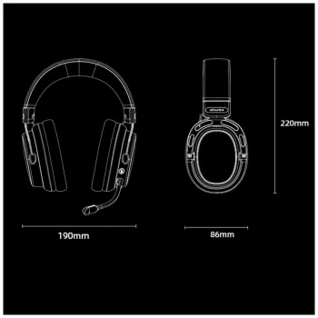 AWEI AT36 bezdrôtové over-ear slúchadlá s mikrofónom, Bluetooth 5.4, čierne