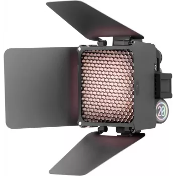 Zhiyun M20 Combo 20W bi-color LED video svetlo set s RGB, mini statív, difúzor, grid, barndoors
