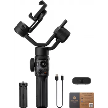 Zhiyun C030124ABR1 stabilizátor gimbalu pre smartphone 3-osový s integrovaným prídavným svetlom, Bluetooth 5.0, 2600mAh batéria, až 25h výdrž, podporuje smartphony 50-90 mm, čierny