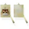 Nimmy Big EyedPet 2.0 Cat Puzdro na karty, khaki