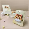 Nimmy Big EyedPet 2.0 Cat Puzdro na karty, khaki