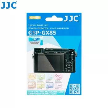 JJC pancierová fólia z tvrdeného skla pre Panasonic Lumix GX80 GX85 FZ2000 FZ2500 G7 FZ300 G80 G85 LX10 LX15 – tvrdosť 9H, 0,3 mm, 3,0-palcový LCD