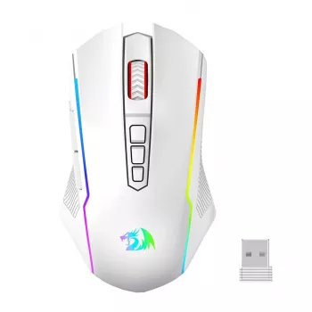 Redragon M914W-RGB NIX bezdrôtová herná myš, 5000 DPI, biela