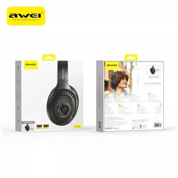 AWEI AT30 Bluetooth 6.0 Bezdrôtové slúchadlá, čierne
