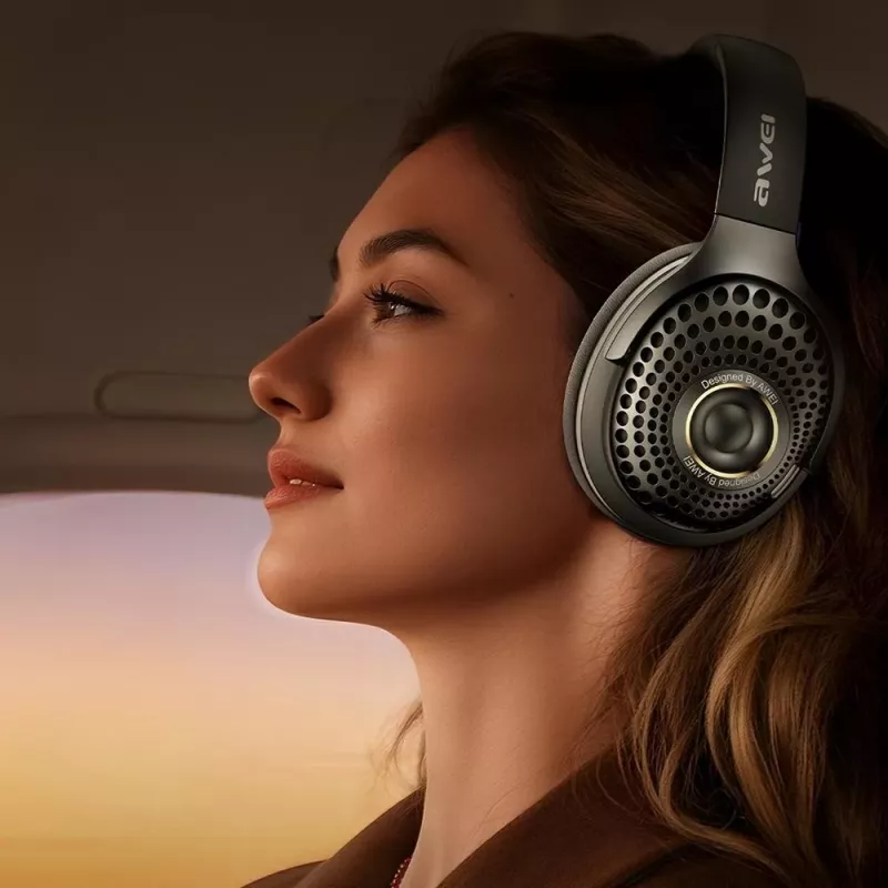 AWEI AT30 Bluetooth 6.0 Bezdrôtové slúchadlá, čierne