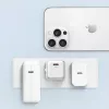 USAMS X-ron Series 30W USB-C PD3.0 nástenná nabíjačka, biela (EU konektor) - US-CC186