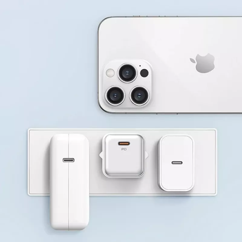 USAMS X-ron Series 30W USB-C PD3.0 nástenná nabíjačka, biela (EU konektor) - US-CC186