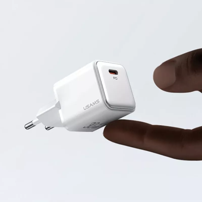USAMS X-ron Series 30W USB-C PD nástenná nabíjačka - fialová (US-CC186)