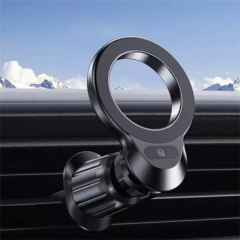 USAMS univerzálny magnetický držiak do auto vetracej mriežky ZJ75 - čierny