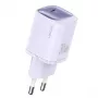 USAMS CC251 30W GaN USB-C rýchlonabíjačka HC Series fialová