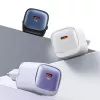 USAMS CC251 30W GaN USB-C rýchlonabíjačka HC Series fialová