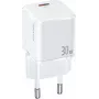 USAMS T45 Mini 30W USB-C PD3.0 nástenná nabíjačka biela CC148TC02 (US-CC148)
