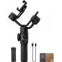 Zhiyun Smooth 5S AI gimbal pre smartfón s magnetickým doplnkovým svetlom, 3-osový stabilizátor, nosnosť 300g, čierny