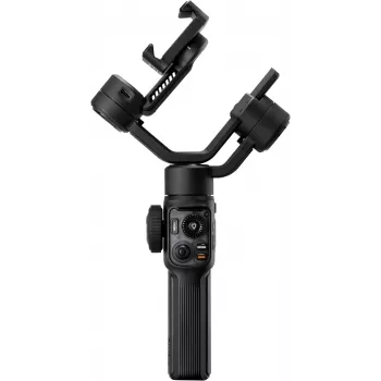 Zhiyun Smooth 5S AI gimbal pre smartfón s magnetickým doplnkovým svetlom, 3-osový stabilizátor, nosnosť 300g, čierny