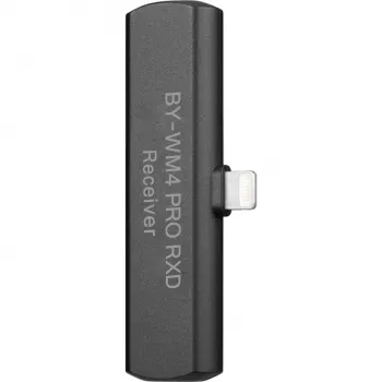 BOYA BY-WM4 PRO RXD 2,4GHz bezdrôtový prijímač mikrofónu pre zariadenia iOS Lightning