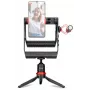 BOYA BY-VG380 Sada pre video so smartfónom s mikrofónom BY-MM1 Pro, LED svetlom a statívom pre vlogovanie, live streaming a mobilné natáčanie