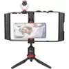 BOYA BY-VG380 Sada pre video so smartfónom s mikrofónom BY-MM1 Pro, LED svetlom a statívom pre vlogovanie, live streaming a mobilné natáčanie