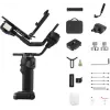 ZHIYUN CRANE 4 COMBO 3-osový stabilizátor gimbal pre kameru s nosnosťou 6kg, 12h batéria, dotykový displej a prídavné svetlo, čierna