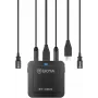 BOYA BY-DM20 dvojkanálový digitálny stereo kondenzátorový mikrofón s USB-C, Lightning a USB-A konektorom, omnidirekcionálny, 25Hz-20kHz, pre iOS, Android, Windows, Mac