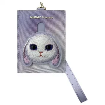 Nimmy Big Eyed Pet 2.0 Rabbit peňaženka na karty, fialová