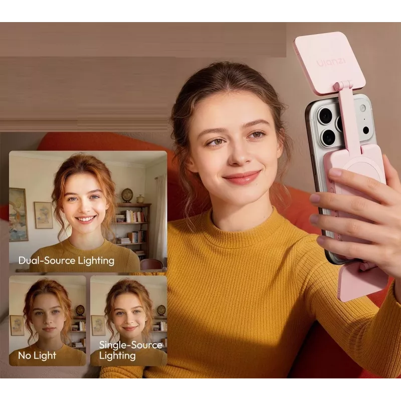 Ulanzi GL01 LED video svetlo (2700K-6500K, čierne)