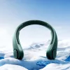 JISULIFE krčný ventilátor Life3 - prenosný bezdrôtový USB ventilátor bez lopatiek, zelený
