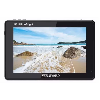 FEELWORLD LUT7 7-palcový 2200nit 1920x1200 dotykový displej 4K HDMI on-camera field monitor s 3D LUT, HDR, Waveform, Dual NP-F