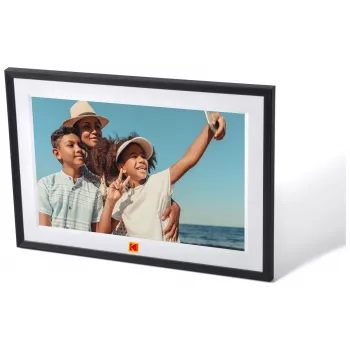 KODAK RCF-1018 10,1-palcový Wi-Fi digitálny fotorámik s IPS dotykovým displejom, 16GB, čierny