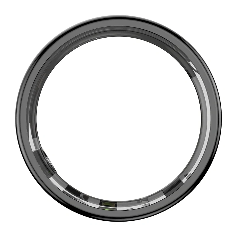 COLMI RING 2 Smart Ring, veľkosť 11, čierna, Bluetooth 5.0, IP68, tepová frekvencia, SpO2, tracker spánku a aktivity