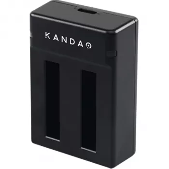 Kandao QooCam EGO dvojité nabíjačka s USB-C, LED indikátormi, ochranou proti prebíjaniu