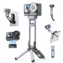 ULANZI MA37 magnetický mini statív rukoväť pre DJI Osmo Action 6 Nano Arca-Swiss sivá