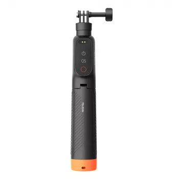 TELESIN vodotesný selfie stick s diaľkovým ovládaním pre DJI Osmo Action kamery, 15m IPX8, výsuvný na 60cm, čierny